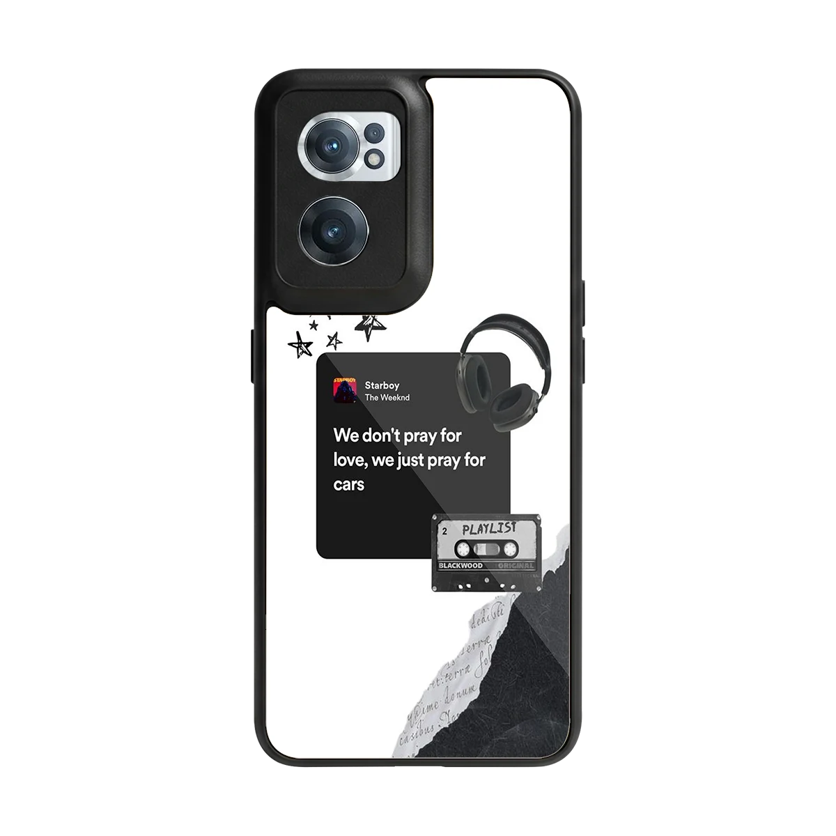 Weeknd Starboy back phone cover | glass case for oneplus nord ce 2