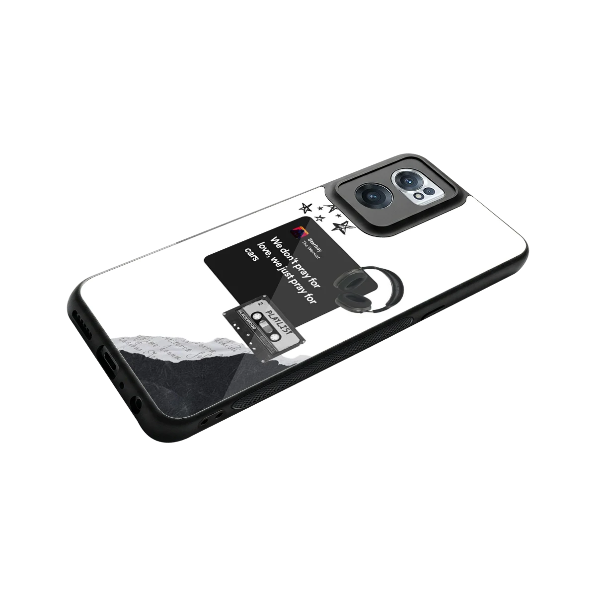 Weeknd Starboy stylish phone case for oneplus nord ce 2 | glossy glass and slim fit