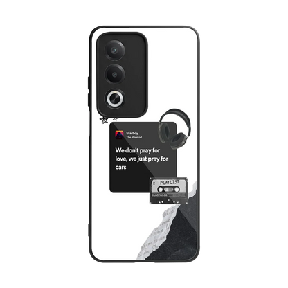 Weeknd Starboy back phone cover | glass case for oppo a3 pro