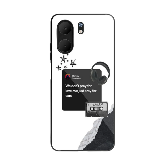 Weeknd Starboy back phone cover | glass case for oppo a5x 5g