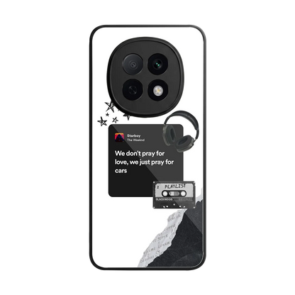 Weeknd Starboy back phone cover | glass case for oppo f29 pro 5g