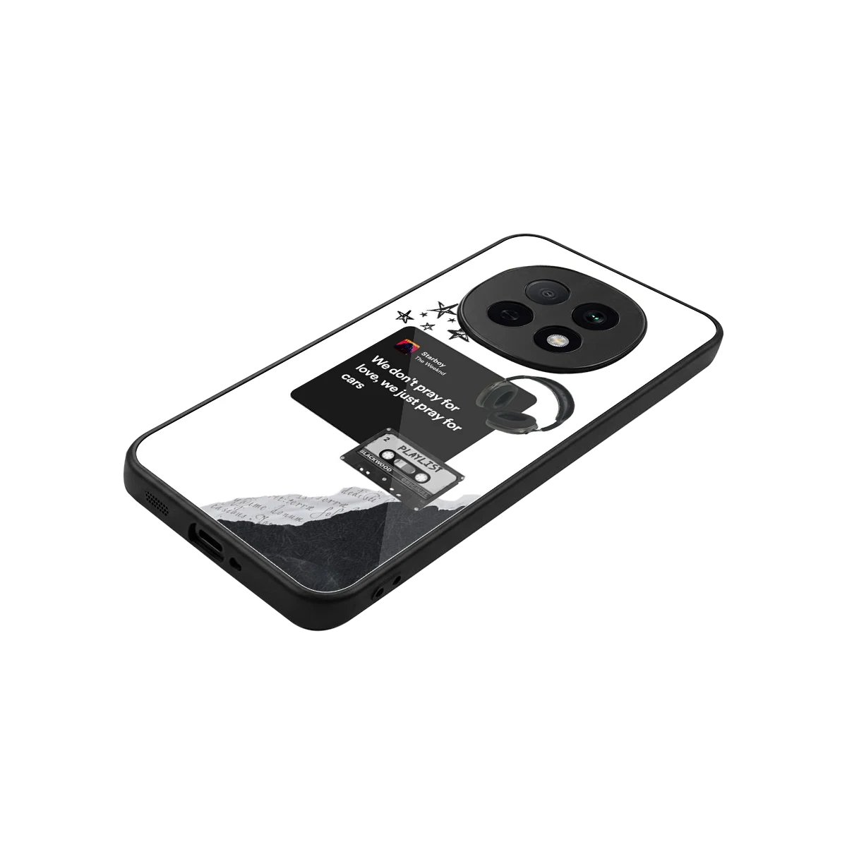 Weeknd Starboy stylish phone case for oppo f29 pro 5g | glossy glass and slim fit