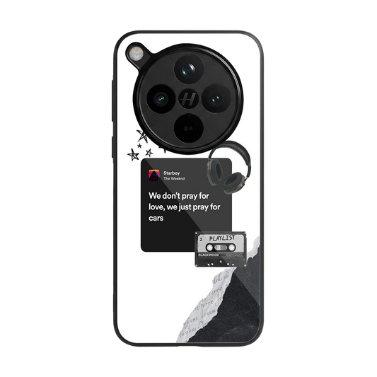 Weeknd Starboy back phone cover | glass case for oppo find x8