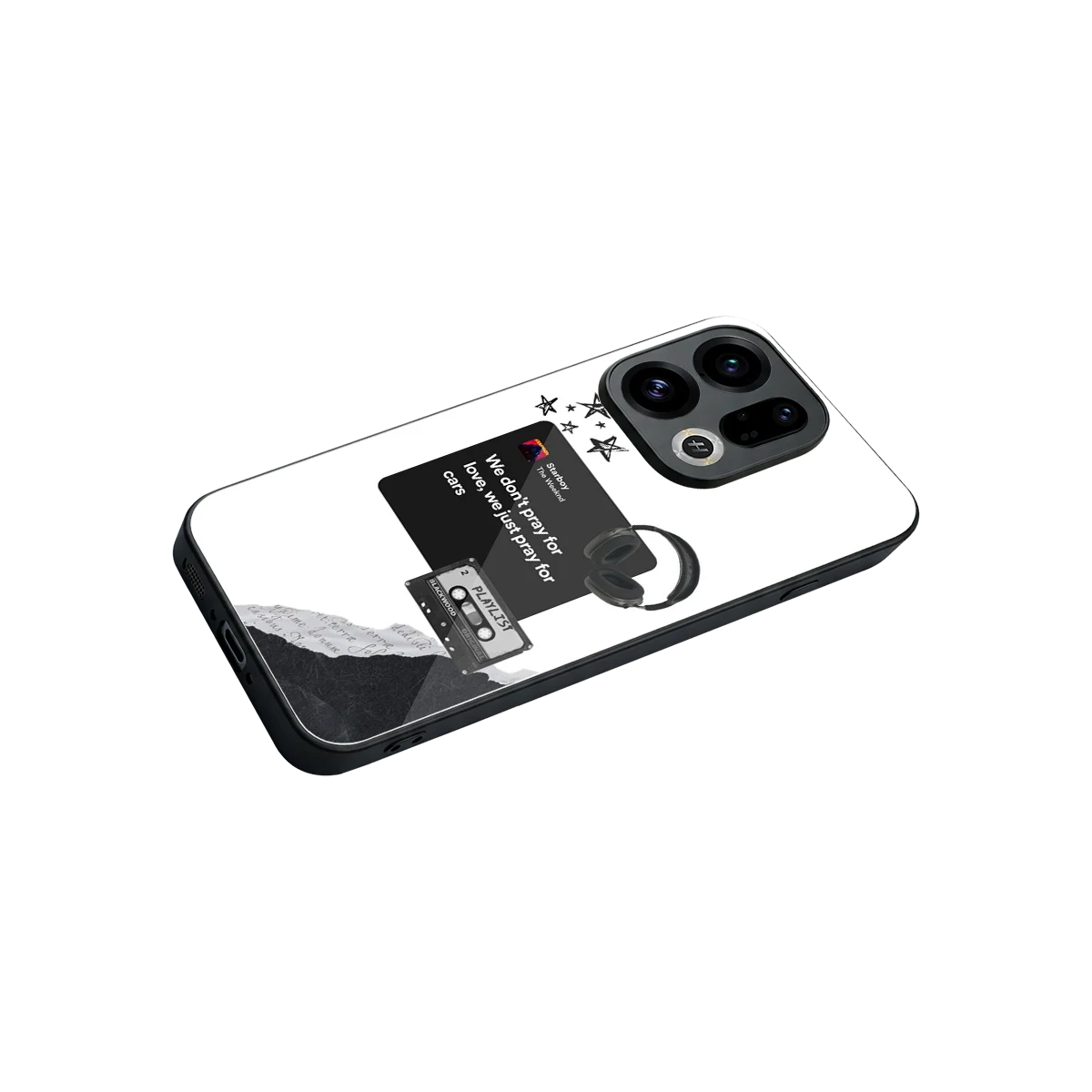 Weeknd Starboy stylish phone case for oppo find x9 | glossy glass and slim fit