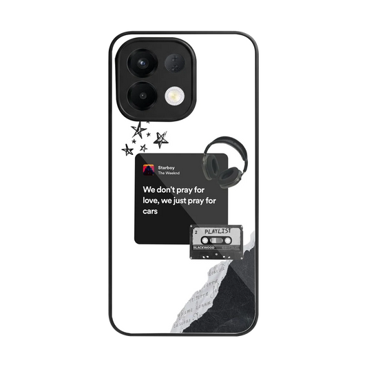 Weeknd Starboy back phone cover | glass case for oppo k13 5g