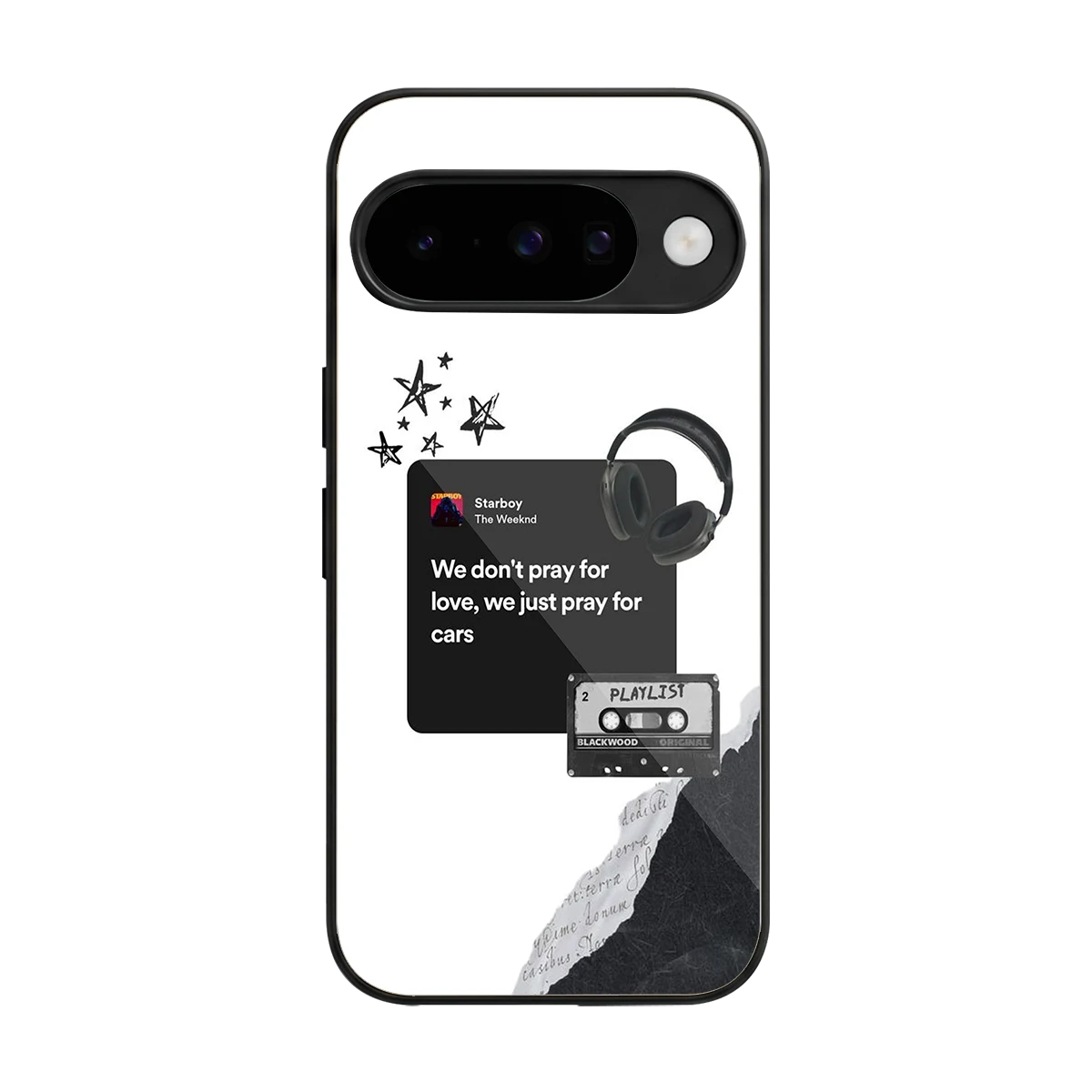 Weeknd Starboy back phone cover | glass case for google pixel 10