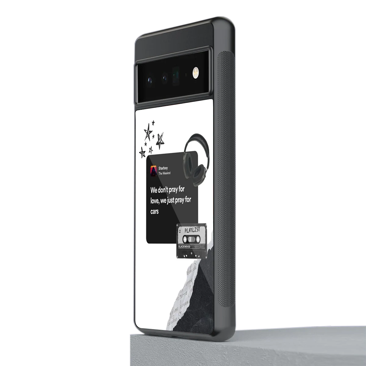 Weeknd Starboy stylish phone case for google pixel 6 pro | glossy glass and slim fit