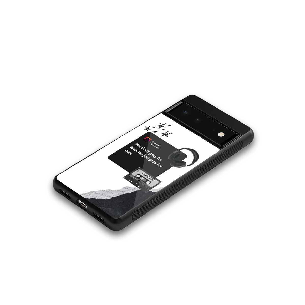 Weeknd Starboy google pixel 6a mobile cover | shockproof glass phone case