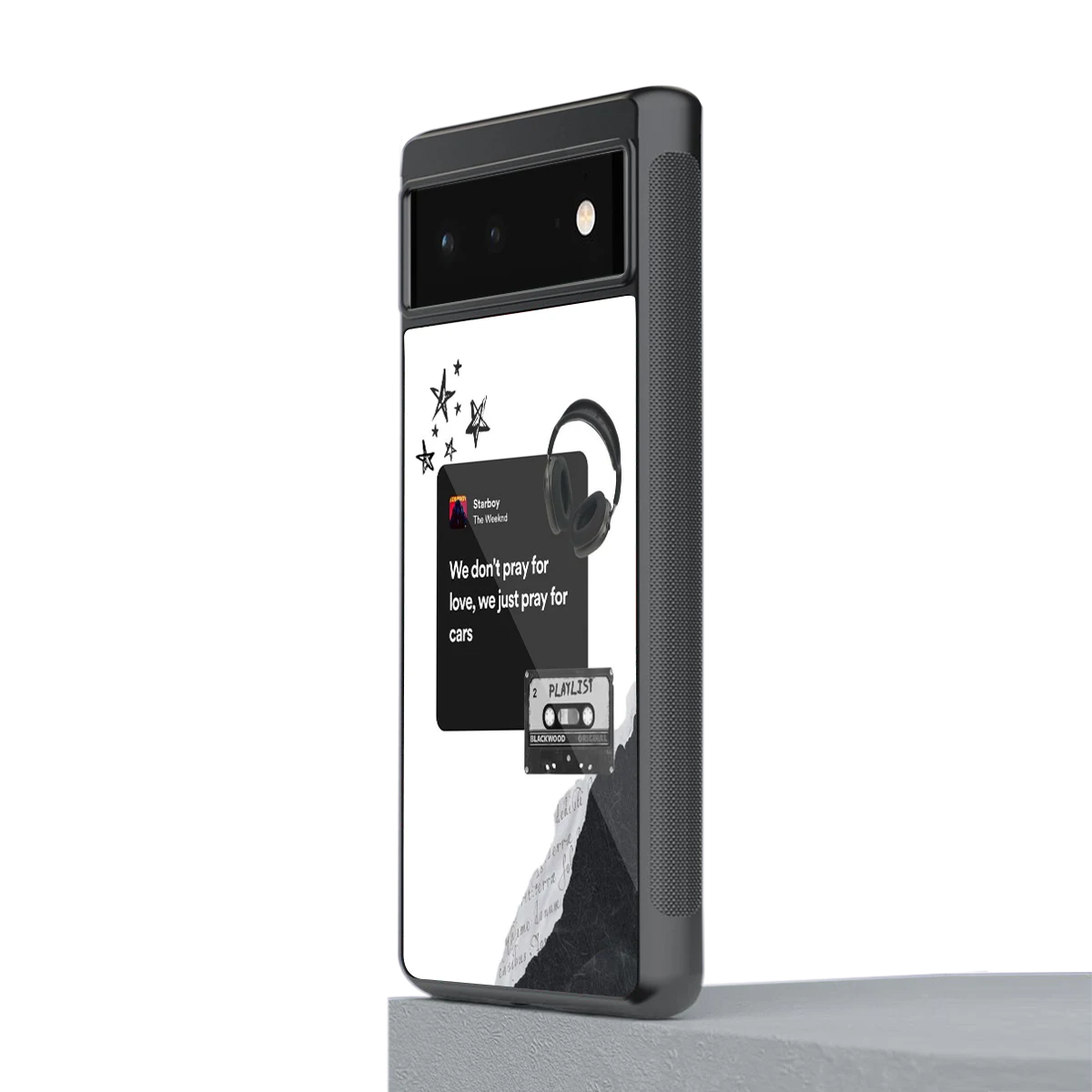 Weeknd Starboy stylish phone case for google pixel 6 | glossy glass and slim fit