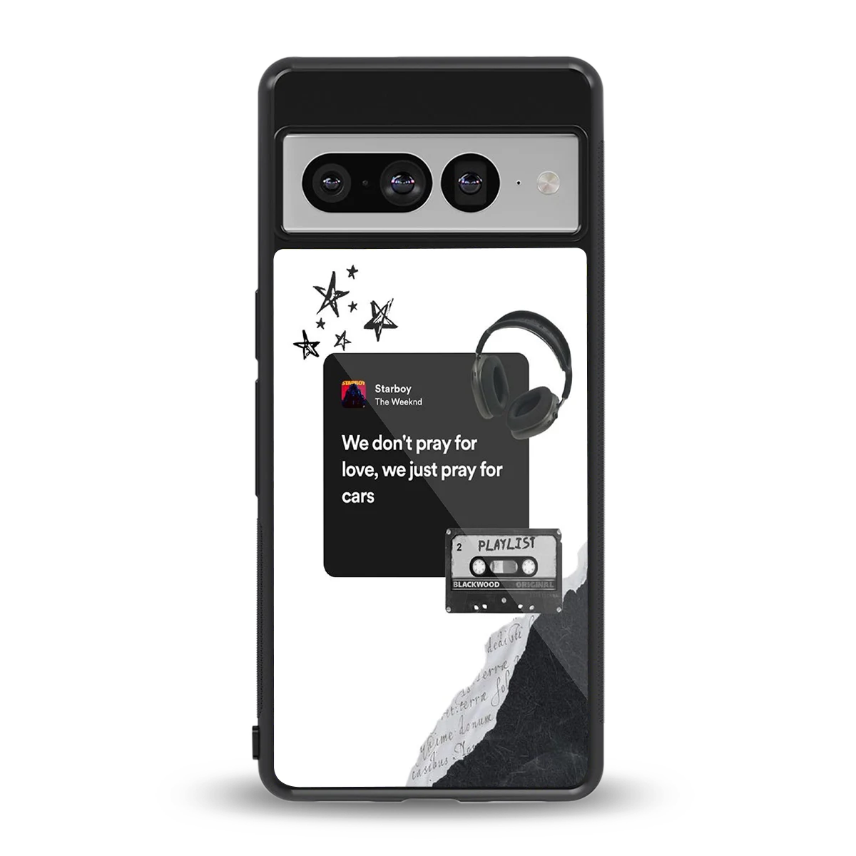 Weeknd Starboy back phone cover | glass case for google pixel 7 pro