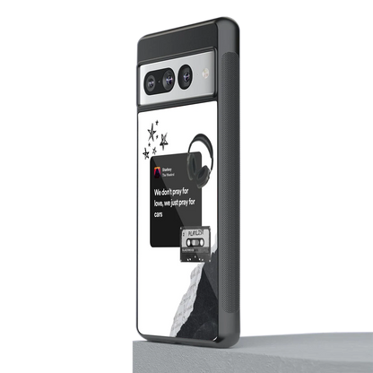 Weeknd Starboy stylish phone case for google pixel 7 pro | glossy glass and slim fit