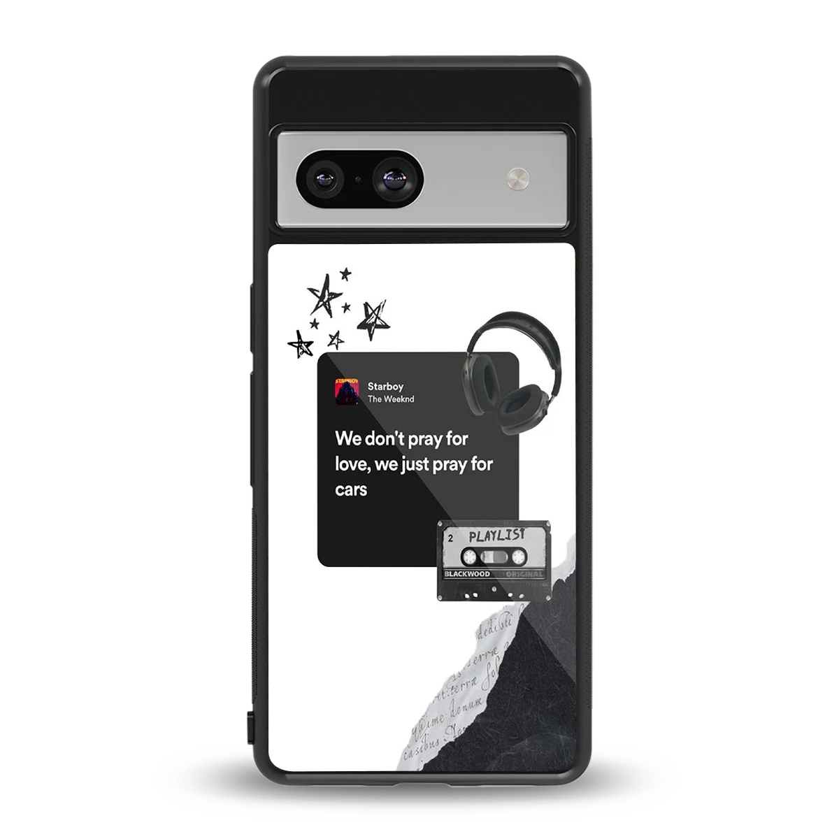 Weeknd Starboy back phone cover | glass case for google pixel 7a
