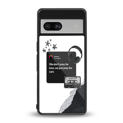 Weeknd Starboy back phone cover | glass case for google pixel 7a
