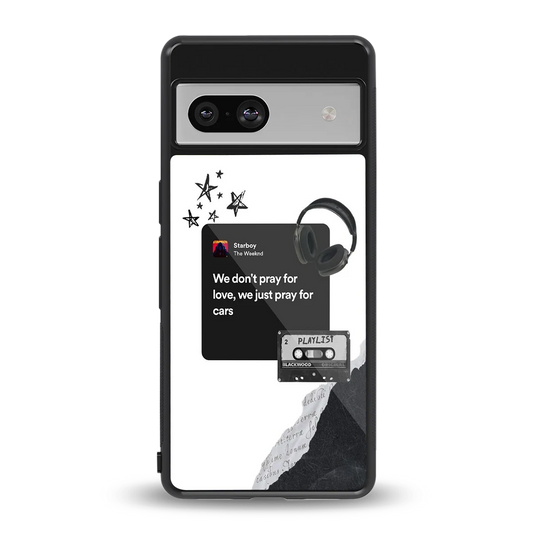 Weeknd Starboy back phone cover | glass case for google pixel 7