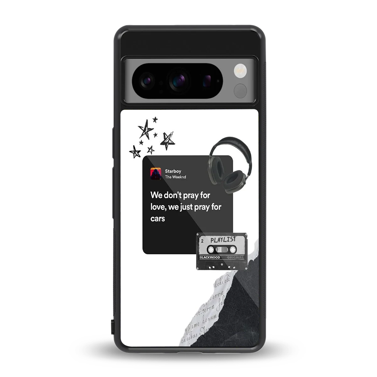 Weeknd Starboy back phone cover | glass case for google pixel 8 pro