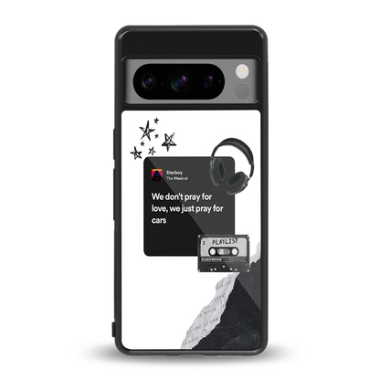 Weeknd Starboy back phone cover | glass case for google pixel 8 pro