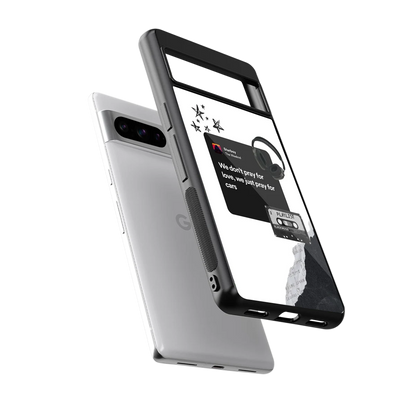 Weeknd Starboy sleek google pixel 8 pro cover with tempered glass back and TPU edges