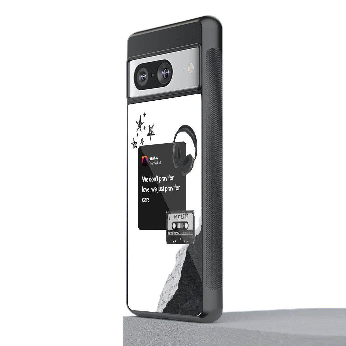 Weeknd Starboy stylish phone case for google pixel 8 | glossy glass and slim fit