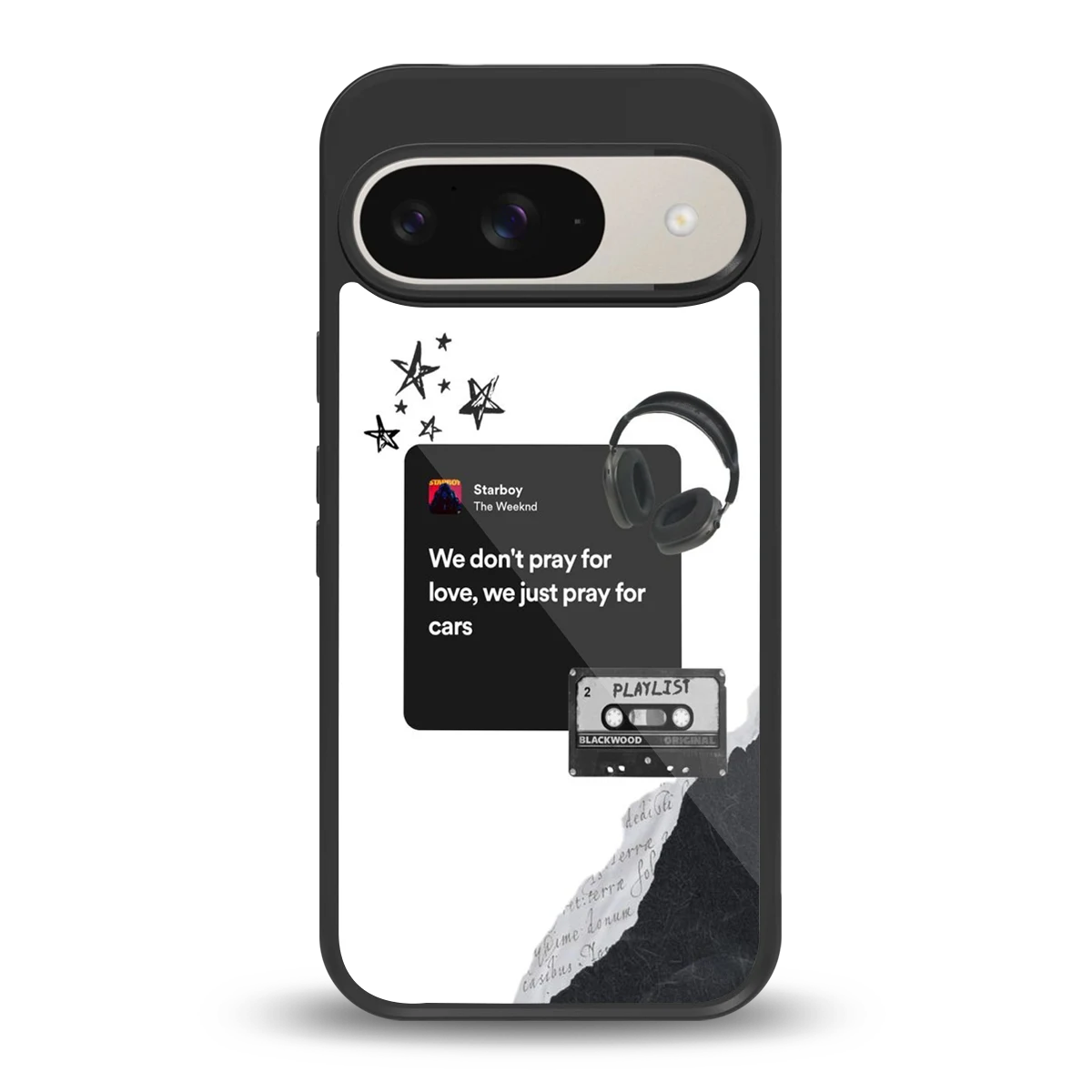Weeknd Starboy back phone cover | glass case for google pixel 9