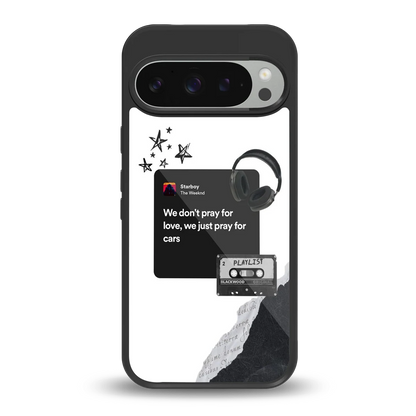 Weeknd Starboy back phone cover | glass case for google pixel 9 pro xl