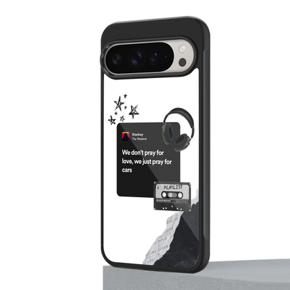 Weeknd Starboy google pixel 9 pro mobile cover | shockproof glass phone case