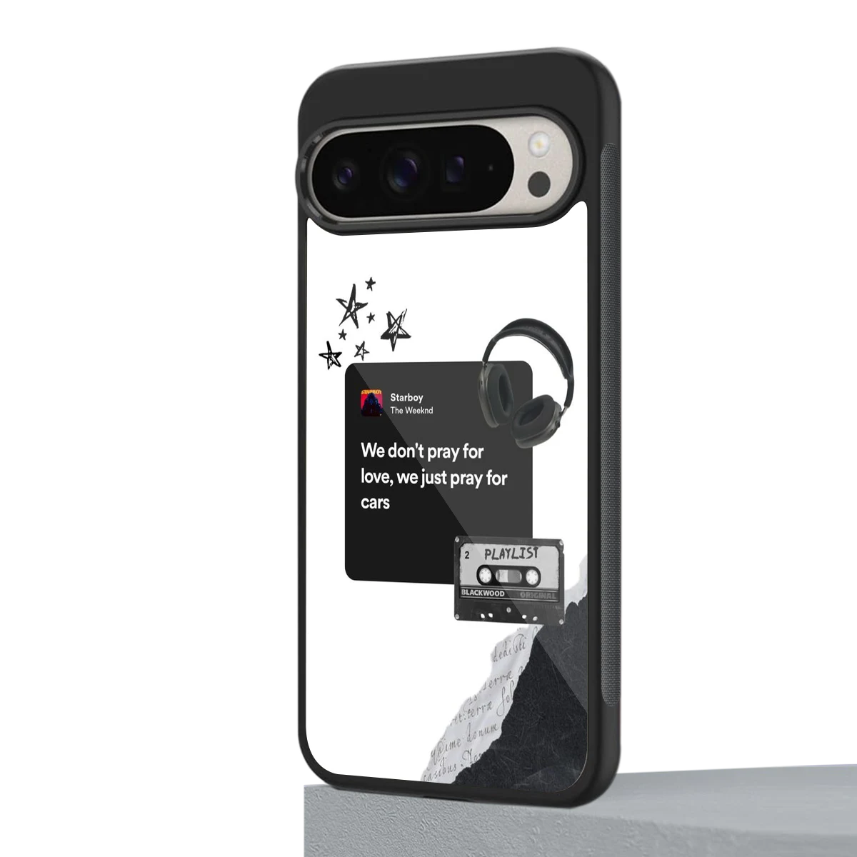 Weeknd Starboy google pixel 9 pro xl mobile cover | shockproof glass phone case