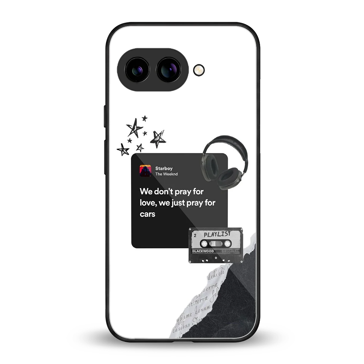 Weeknd Starboy back phone cover | glass case for google pixel 10a