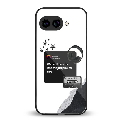 Weeknd Starboy back phone cover | glass case for google pixel 10a