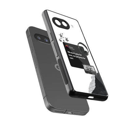 Weeknd Starboy sleek google pixel 10a cover with tempered glass back and TPU edges