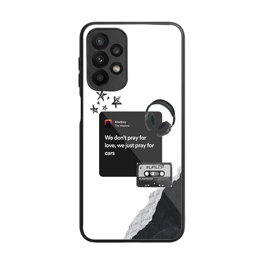 Weeknd Starboy back phone cover | glass case for samsung galaxy a23