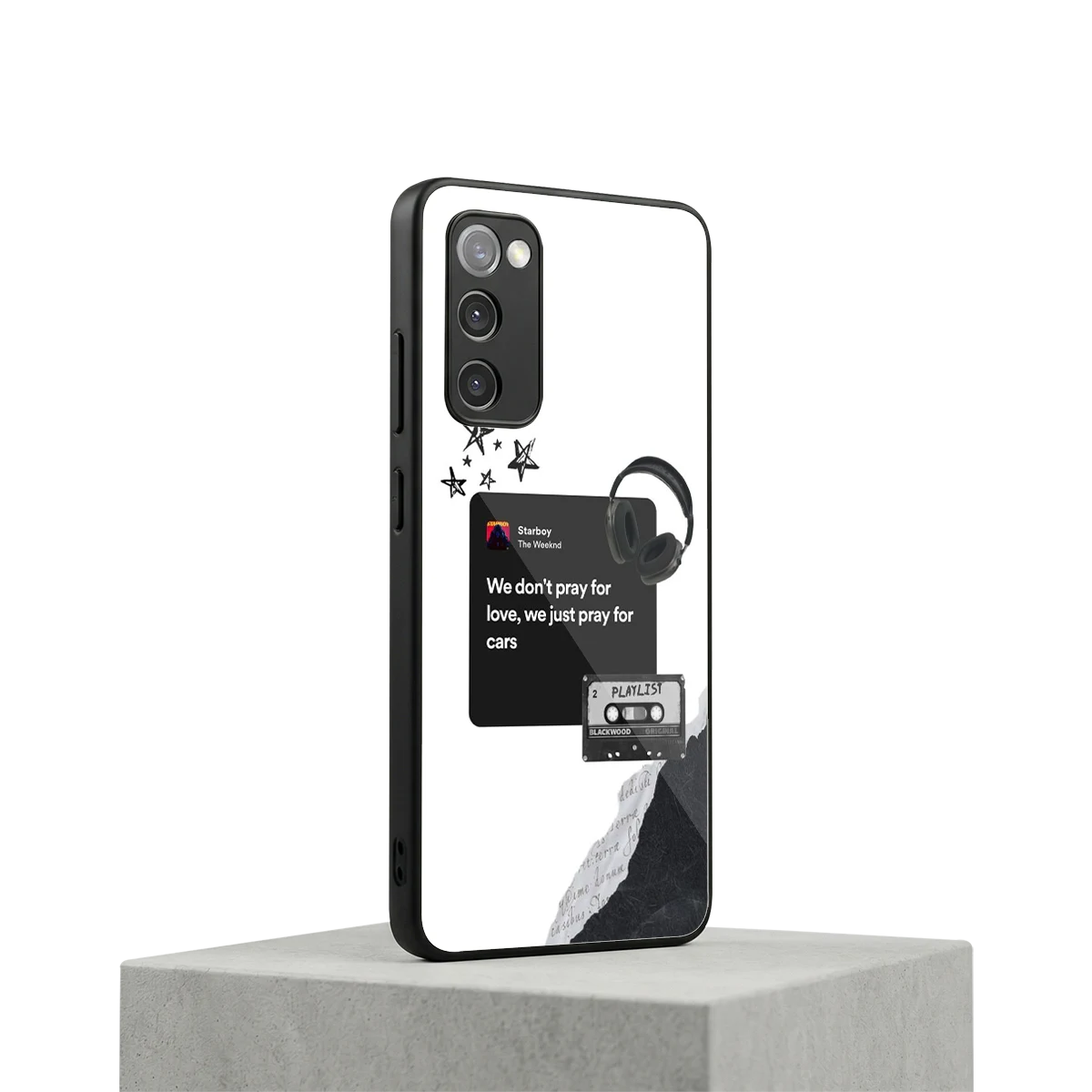 Weeknd Starboy samsung galaxy s20 fe mobile cover | shockproof glass phone case