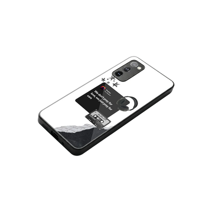 Weeknd Starboy stylish phone case for samsung galaxy s20 fe | glossy glass and slim fit