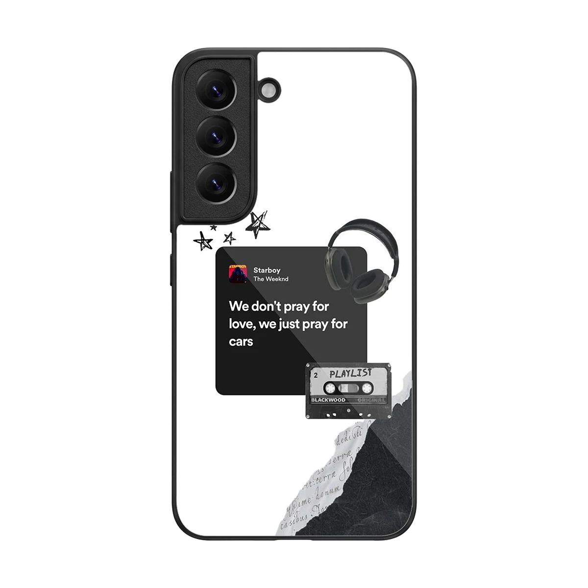 Weeknd Starboy back phone cover | glass case for samsung galaxy s22