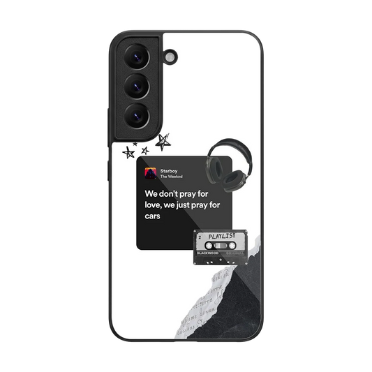 Weeknd Starboy back phone cover | glass case for samsung galaxy s22
