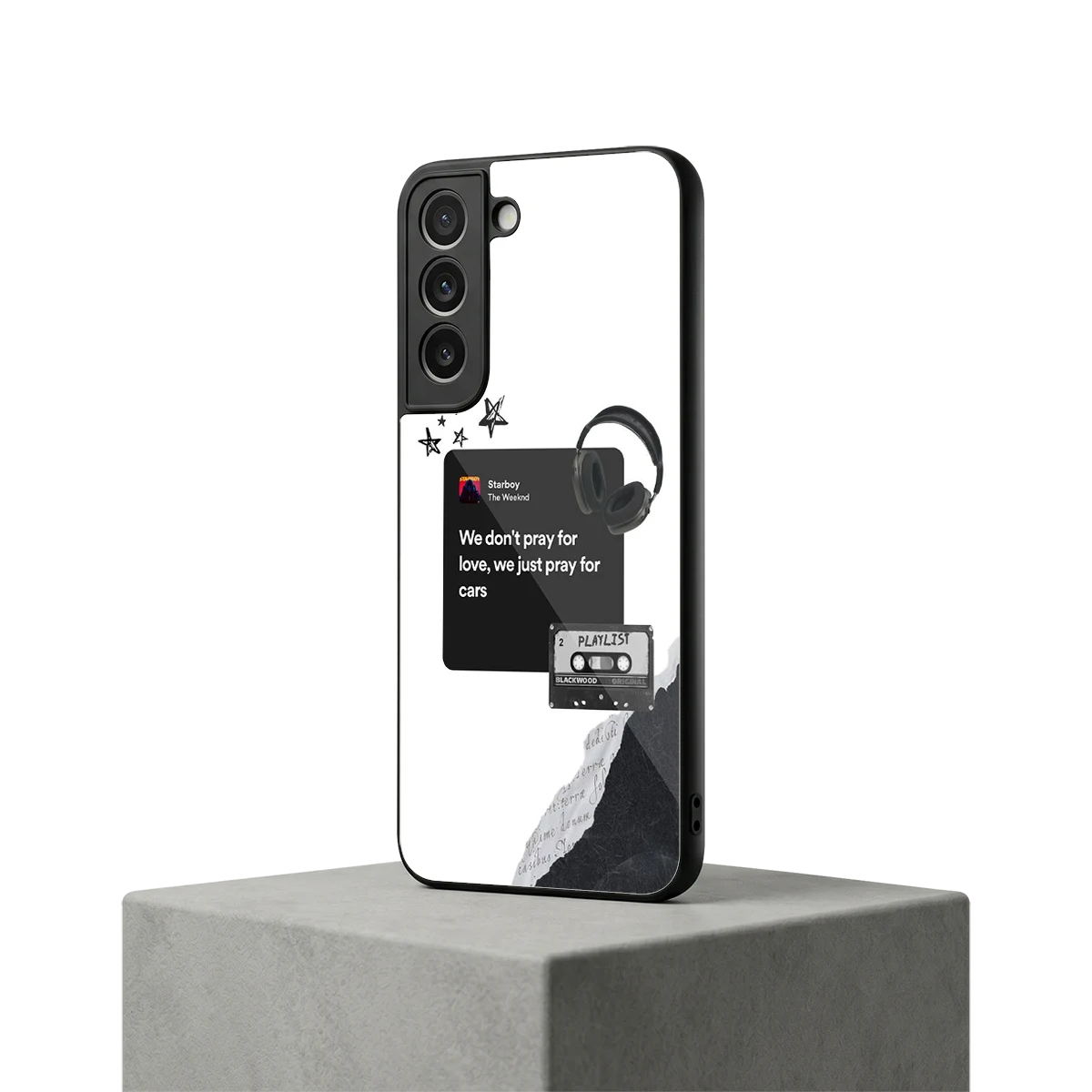 Weeknd Starboy samsung galaxy s22 mobile cover | shockproof glass phone case
