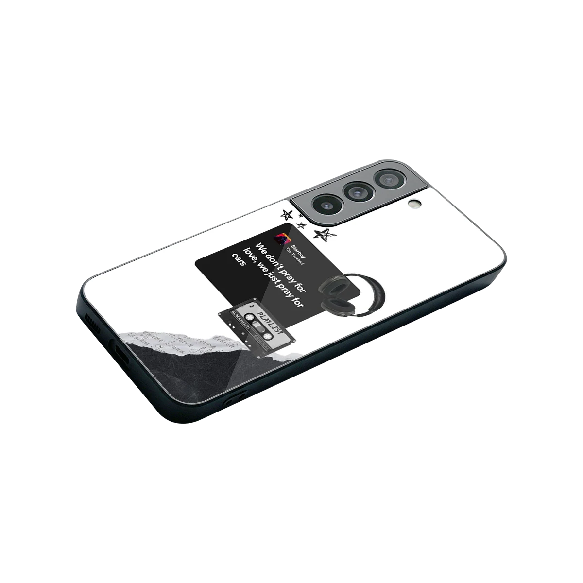 Weeknd Starboy stylish phone case for samsung galaxy s22 | glossy glass and slim fit