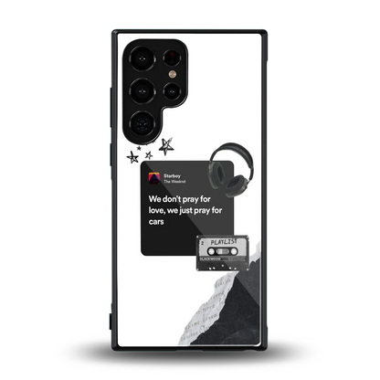 Weeknd Starboy back phone cover | glass case for samsung galaxy s24 ultra