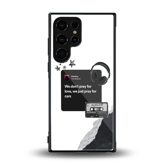 Weeknd Starboy back phone cover | glass case for samsung galaxy s24 ultra