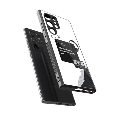 Weeknd Starboy sleek samsung galaxy s24 ultra cover with tempered glass back and TPU edges