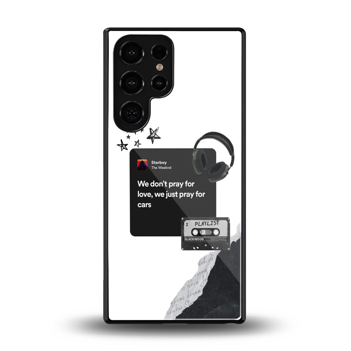 Weeknd Starboy back phone cover | glass case for samsung galaxy s26 ultra