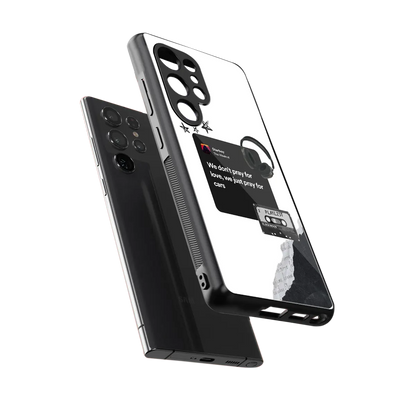 Weeknd Starboy sleek samsung galaxy s26 ultra cover with tempered glass back and TPU edges