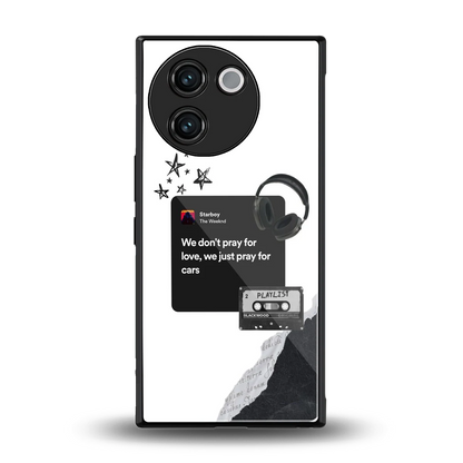 Weeknd Starboy back phone cover | glass case for vivo v30e