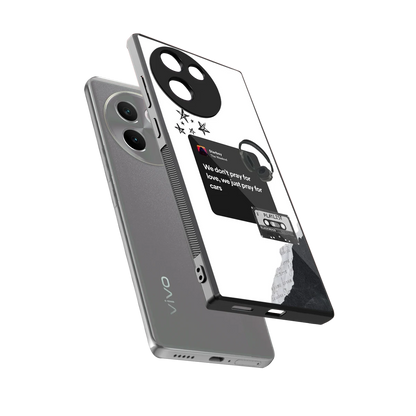 Weeknd Starboy sleek vivo v30e cover with tempered glass back and TPU edges