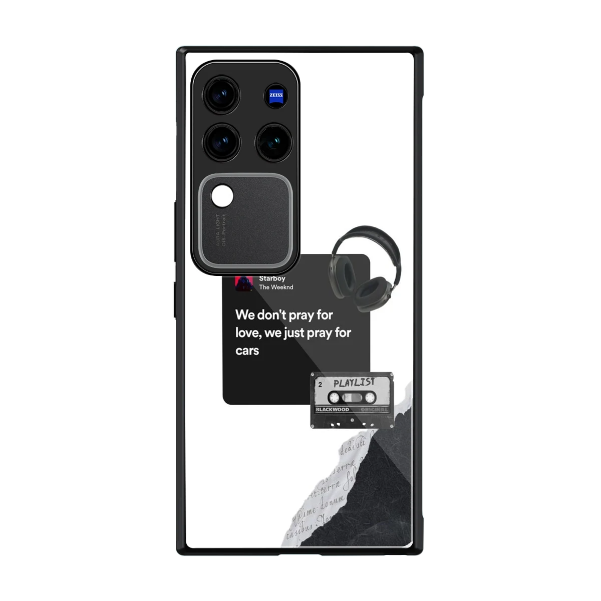 Weeknd Starboy back phone cover | glass case forvivo v30 pro