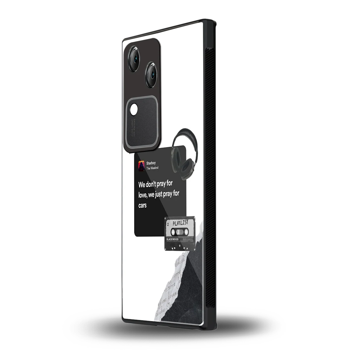 Weeknd Starboy vivo v30 mobile cover | shockproof glass phone case