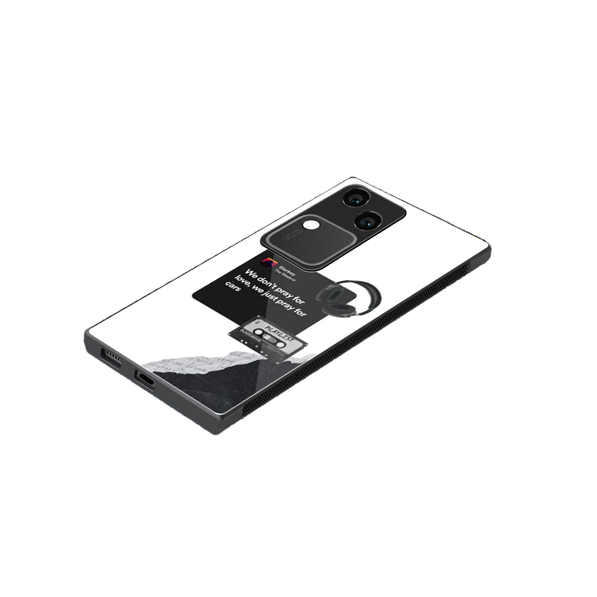 Weeknd Starboy stylish phone case for vivo v30 | glossy glass and slim fit