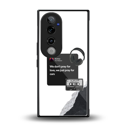 Weeknd Starboy back phone cover | glass case for vivo v40 pro