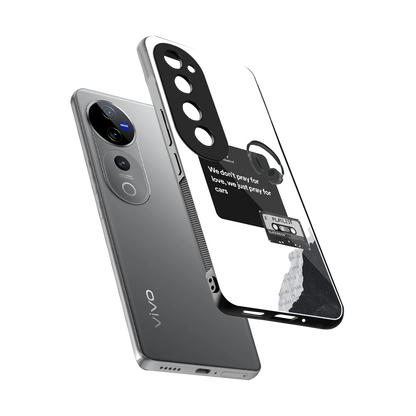 Weeknd Starboy sleek vivo v40 pro cover with tempered glass back and TPU edges