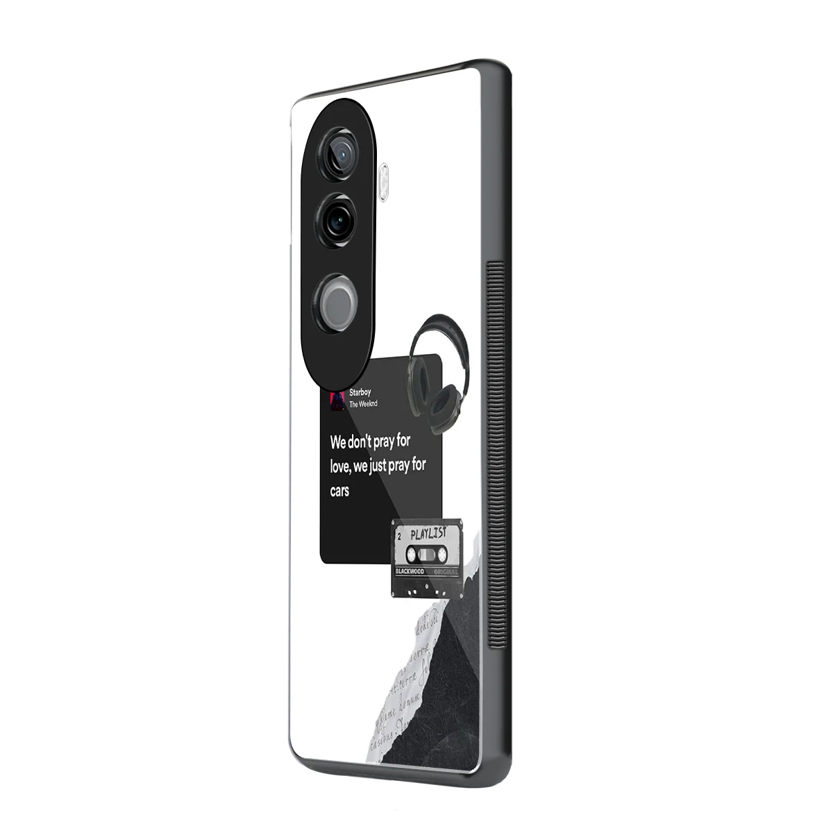 Weeknd Starboy vivo v40e mobile cover | shockproof glass phone case