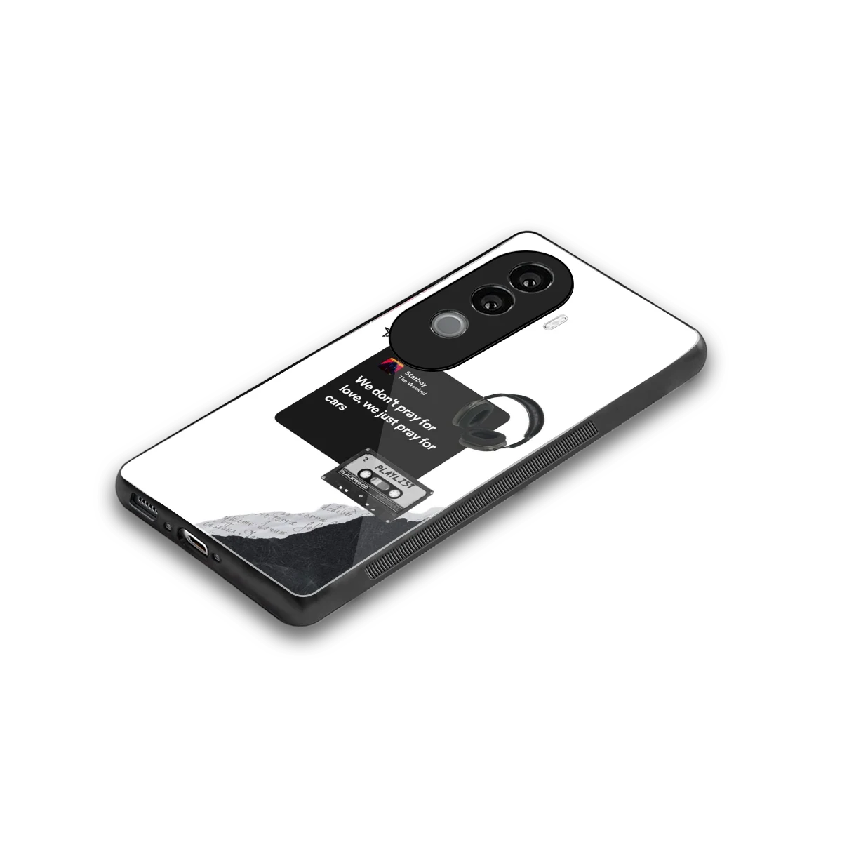 Weeknd Starboy stylish phone case for vivo v40e | glossy glass and slim fit